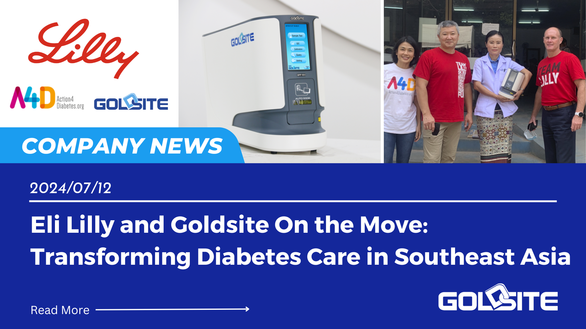 Eli Lilly y Goldsite en movimiento: transformando la atención de la diabetes en el sudeste asiático