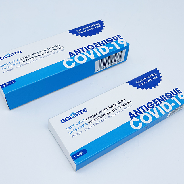 Prueba rápida de antígeno del nuevo coronavirus (SARS-CoV-2)